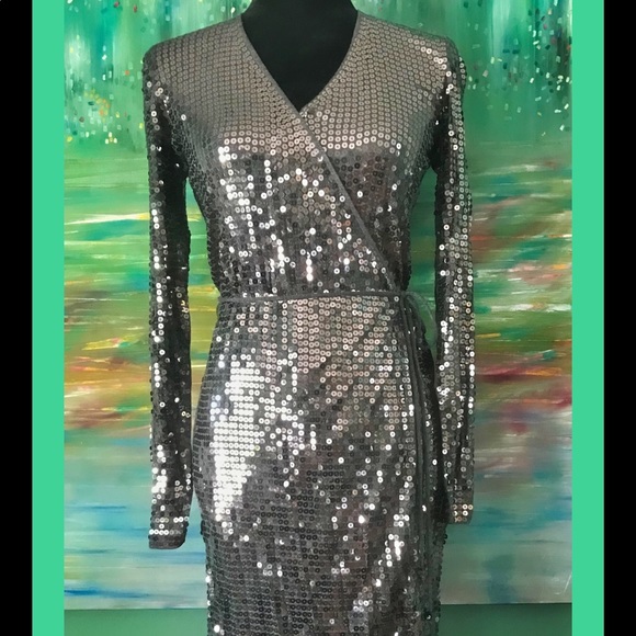 MICHAEL Michael Kors Dresses & Skirts - Stunning Michael Kors sequinned wrap dress